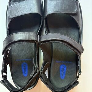 Wolky Black and Blue Leather Ergonomic Footwear Size 39